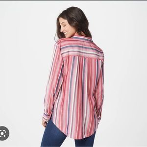 Laura Felt XL stripped long sleeve button down.